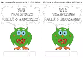 Vorschau - Arbeitsblätter - Arbeitsheft Training im ZR 10 alle Additionen + Lösungsheft - Seite 1