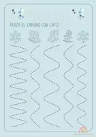 Vista previa - Hojas de trabajo - Actividades del invierno para Infantil - página 1