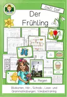 Vorschau - Arbeitsblätter - Frühling: Material für den DaZ und DaF- Unterricht (Grundschule) - Deckblatt
