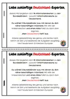 Vorschau - Arbeitsblätter - Deutschland und seine Bundesländer inkl. Infokarten - Seite 1