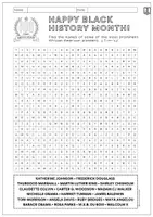 Vorschau - Arbeitsblätter - FREEBIE_SUCHSEL BLACK HISTORY MONTH - Important Figures - Seite 2