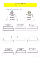 Vorschau - Arbeitsblätter - Arbeitsblatt: Comparison of Adjectives - Seite 2