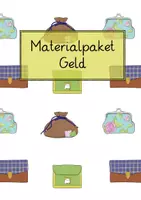 Vorschau - Arbeitsblätter - Materialpaket Geld (Klammerkarten/ Legekarten/ Spiel) - Deckblatt