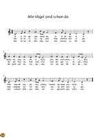 Vorschau - Stundenentwürfe - Alle Vögel sind schon da - Stimmbildungsgeschichte & Liedbegleitung ~ Grundschule Musik - Seite 2