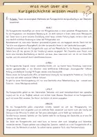 Vorschau - Arbeitsblätter - Die Textsortenmerkmale der Kurzgeschichte (mit Interactive!) - Seite 3