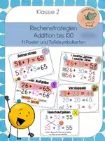 Vorschau - Poster - Rechenstrategien bis 100 zur Addition - Deckblatt