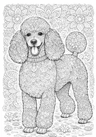 Vorschau - Mal- und Bastelvorlagen - Ausmalbilder Hund Mandala - Seite 2