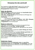 Vorschau - Bildkarten - So wirkt Strom Legematerial und Tafelmaterial Klasse 3/4 - Seite 1