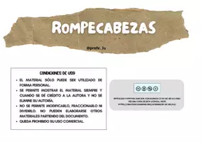 Vista previa - Tarjetas / Manipulativos - PROYECTO ARTE- A3 y A4 rompecabezas - página 1