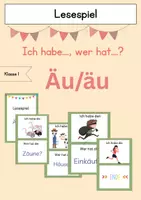 Vorschau - Spiele - Lesespiel Äu/äu - Deckblatt