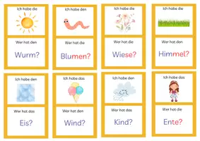 Vorschau - Spiele - Lesespiel Frühling - Silbenschrift - Seite 2