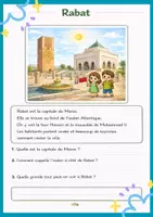 Aperçu - Feuilles d'exercices - textes sur les capitales - Page de couverture