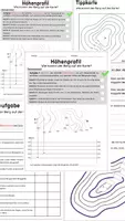Vorschau - Arbeitsblätter - Höhenlinien und Höhenprofil einfach erklärt! - Deckblatt