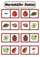 Vorschau - Spiele - Domino - Marienkäfer | Dominospiel | Frühling - Seite 2