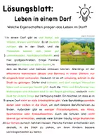 Vorschau - Arbeitsblätter - Leben im Dorf und in der Stadt - Seite 2