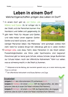 Vorschau - Arbeitsblätter - Leben im Dorf und in der Stadt - Seite 3