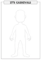Vista previa - Manualidades / Dibujos para colorear - Dress up your character carnival - Portada
