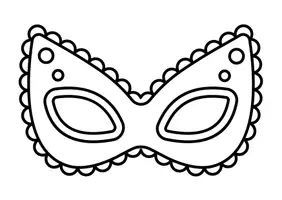 Vorschau - Mal- und Bastelvorlagen - Karneval/ Fasching Masken zum Ausdrucken - Seite 2
