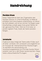 Vorschau - Präsentationen/Tafelbilder - Flexibles Sitzen & Lernstufen - Tafelmaterial - Seite 1
