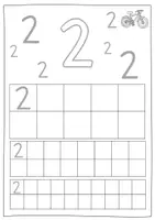 Vorschau - Arbeitsblätter - Ziffern schreiben 0 -9 in der Grundschrift - FREEBIE - Seite 3
