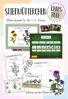 Vorschau - Arbeitsblätter - Frühblüher - das Stiefmütterchen (Material für die 1. Klasse) - Deckblatt
