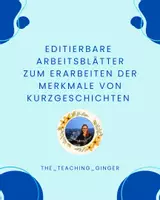 Vorschau - Arbeitsblätter - Merkmale von Kurzgeschichten selbst erarbeiten - Deckblatt