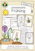 Vorschau - Stundenentwürfe - Lesespaziergang: Frühling (Klasse 1-2) - Deckblatt