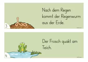 Vorschau - Stationenlernen - Schleichdiktat Frühling - Seite 2