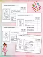 Vorschau - Arbeitsblätter - Lese-Mal-Heft - Fasching/ Karneval - 30 Seiten flexibel zusammenstellbar für Klasse 1/2 - lesen und malen - Seite 3