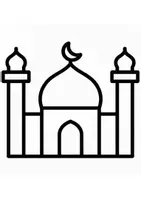 Vorschau - Mal- und Bastelvorlagen - 20 Malvorlagen Islam | Grundschule - Thema Ramadan uvm. - Seite 1