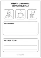 anteprima - Esercizi - Costruzione della frase: 3 Immagini, 2 Frasi - Pagina 3