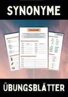 Vorschau - Arbeitsblätter - SYNONYME - Bundle / Materialpaket - Seite 3