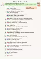 Vorschau - Arbeitsblätter - Reading comprehension: A normal schoolday - Deckblatt