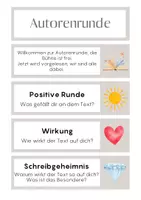 Vorschau - Anderer Materialtyp - Autorenrunde Moderationskarten/ Moderationsfächer - Seite 1