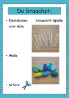Vorschau - Bildkarten - Anleitung für Woll-Mandalas (Gottesauge) - Seite 2