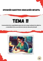 Vista previa - Para docentes: organización, planificación y formación - Tema 11 Oposiciones Educación Infantil - Portada