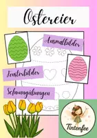 Vorschau - Arbeitsblätter - Ostereier_Schwungübungen - Deckblatt