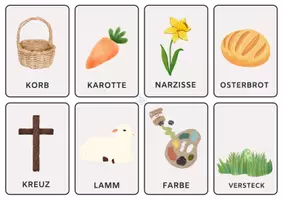 Vorschau - Spiele - Ostern Wortschatzkarten - Seite 3
