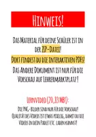 Vorschau - Arbeitsblätter - interactive pdf - "present progressive" (interaktives Mini-Workbook & LERNVIDEO) - Seite 1