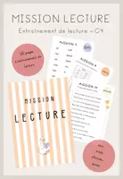 Vorschau - Stundenentwürfe - Mission Lecture : entraînement de lecture - Deckblatt