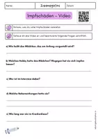 Vorschau - Arbeitsblätter - Impfschäden - Immunsystem Impfungen - Seite 1