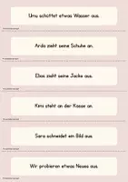 Vorschau - Arbeitsblätter - Trennbare Verben | Arbeitsblätter | Legematerial mit Selbstkontrolle - Seite 3