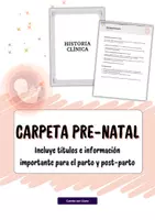 Vista previa - Otros - Carpeta pre-natal: guía práctica para el embarazo, parto y post-parto - Portada