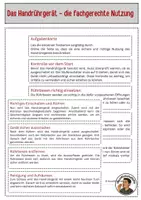 Vorschau - Arbeitsblätter - Das Handrührgerät – Checkliste zur fachgerechten Nutzung (Arbeitsschritte ordnen) - Deckblatt