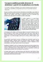 Vista previa - Unidades / Secuencias / Situaciones de Aprendizaje - Comprensión lectora ELE: diagnóstico del alzhéimer A2/B1 - página 2