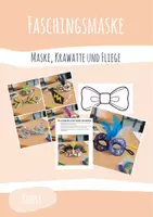 Vorschau - Arbeitsblätter - Faschingsmaske, Gadgets Fasching - Deckblatt