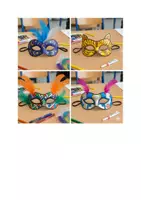 Vorschau - Arbeitsblätter - Faschingsmaske, Gadgets Fasching - Seite 1