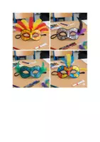 Vorschau - Arbeitsblätter - Faschingsmaske, Gadgets Fasching - Seite 2