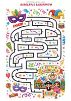 anteprima - Esercizi - Attività di carnevale - freebie-Logopedista Ilaria Casti - Pagina di copertina
