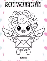 Vista previa - Manualidades / Dibujos para colorear - Especial de San Valentín colorea - Portada